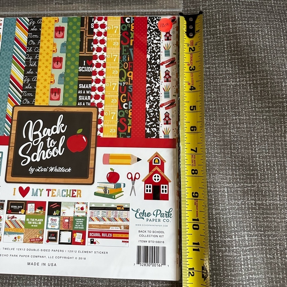 Echo Park Paper Company Back to School Collection Kit paper - Picture 2 of 7